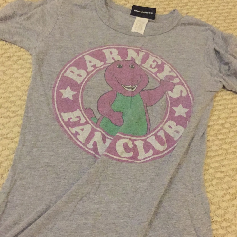 Junk Food Barney’s Fan Club tee size small